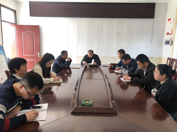 蘆柴村召開工作例會
