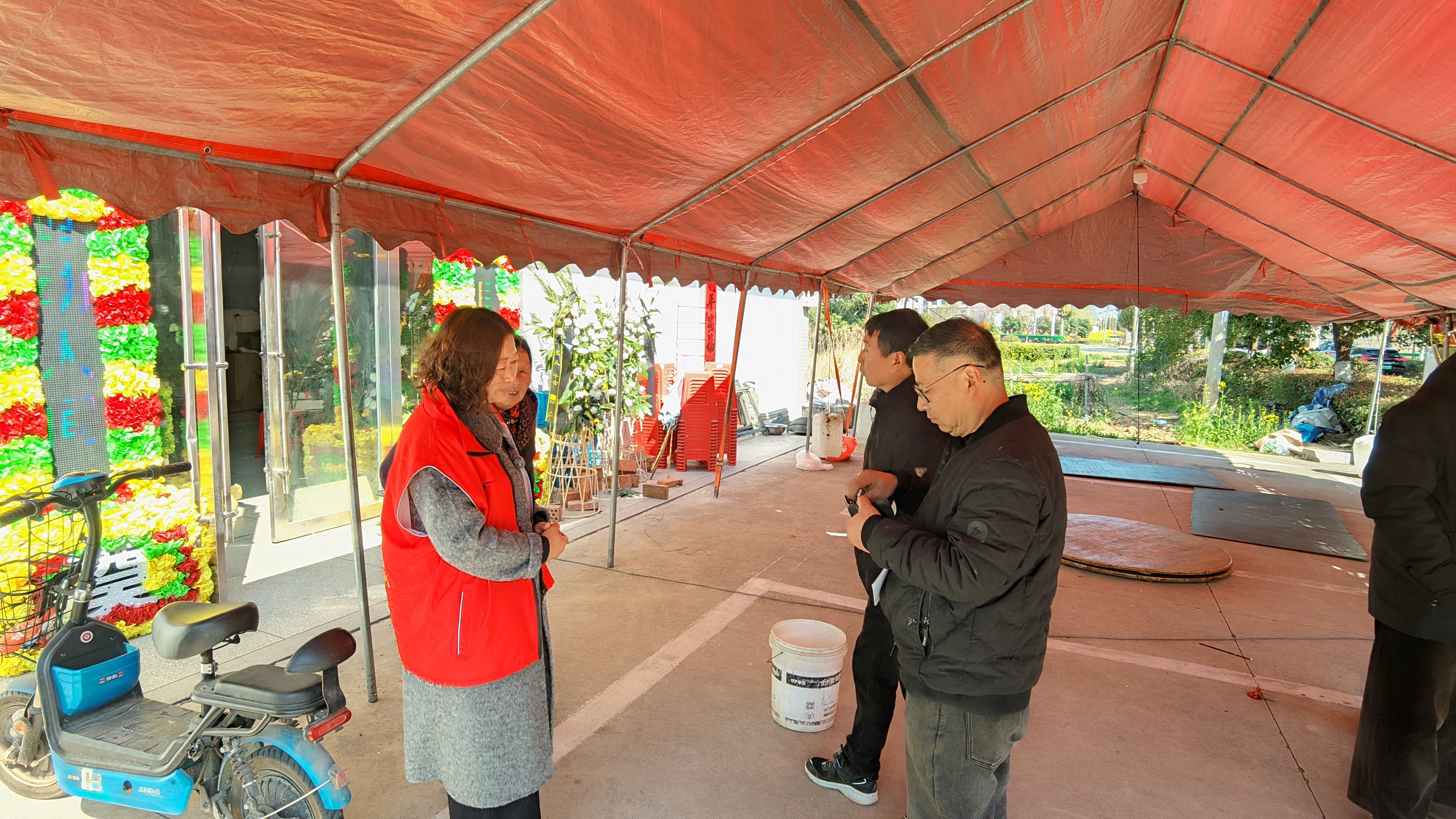 掌鼓村開展移風(fēng)易俗宣傳活動