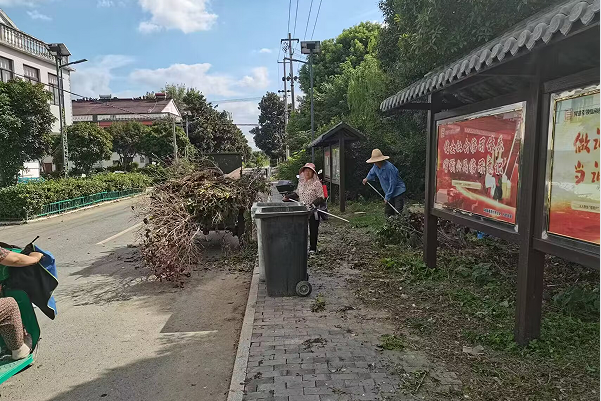 “清爽行動”— 桑園村環境整治進行時