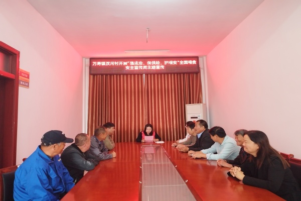 萬壽鎮汊河村開展“強法治、保供給、護糧安”全國糧食安全宣傳周主題宣傳