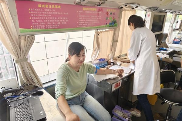 勤東村：志愿活動 無償獻(xiàn)血