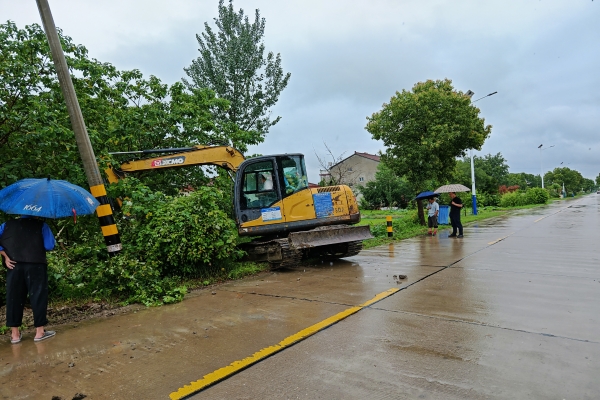 龍集社區開展排澇工作